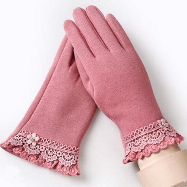 Warm Women Fashion Gloves Thick Touched