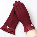 Warm Women Fashion Gloves Thick Touched