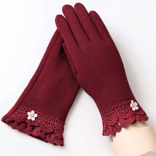 Warm Women Fashion Gloves Thick Touched