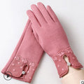 Warm Women Fashion Gloves Thick Touched