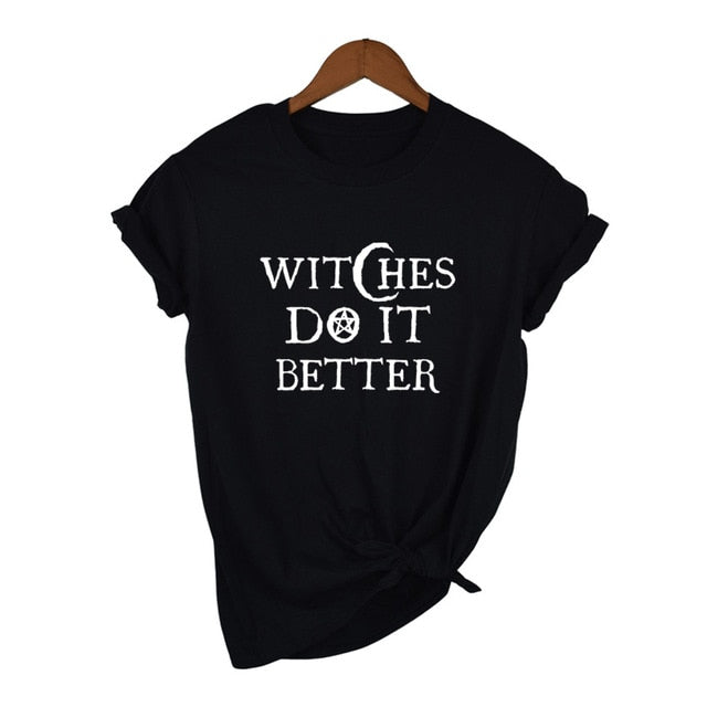 Witches Do It Better T-Shirt Black Gothic Fashion