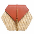 Handbag Women Summer Rattan Shoulder Fashion