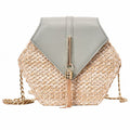 Handbag Women Summer Rattan Shoulder Fashion