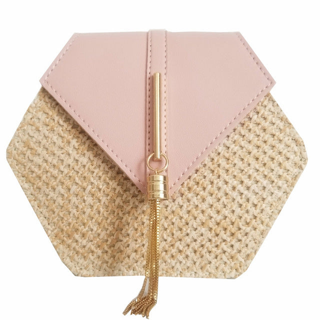 Handbag Women Summer Rattan Shoulder Fashion