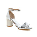 Woman Summer Shoes Silver Gold Pink Buckle