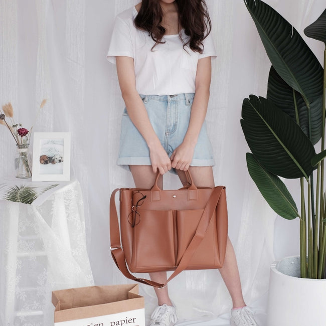 Leather laptop Bag Simple Handbags Famous Brands