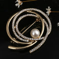 Fashion Jewelry Vintage Gold Brooch Pins Austria