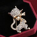 Fashion Jewelry Vintage Gold Brooch Pins Austria