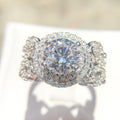 Big AAA Cubic Zirconia Engagement Rings