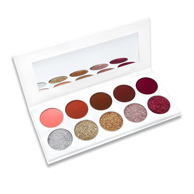 Rainbow Pressed Glitter Eyeshadow Matte