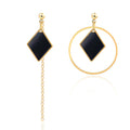 Korean Heart Statement Earrings for Women Fashion