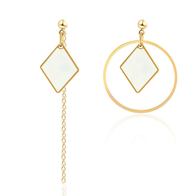 Korean Heart Statement Earrings for Women Fashion