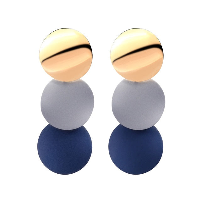 Korean Heart Statement Earrings for Women Fashion