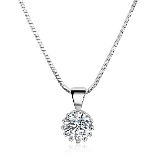 Double Fair Unique Crown Cubic Necklaces