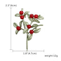 Brooch Carnation Plant Flower Vintage Green
