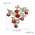 Brooch Carnation Plant Flower Vintage Green