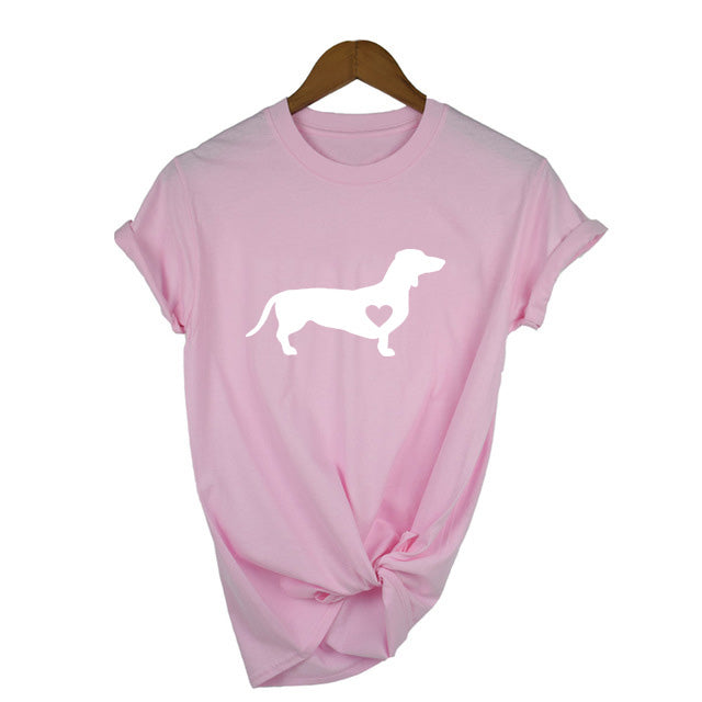 Love Dog T-Shirt Shirt Wiener Dog Shirt