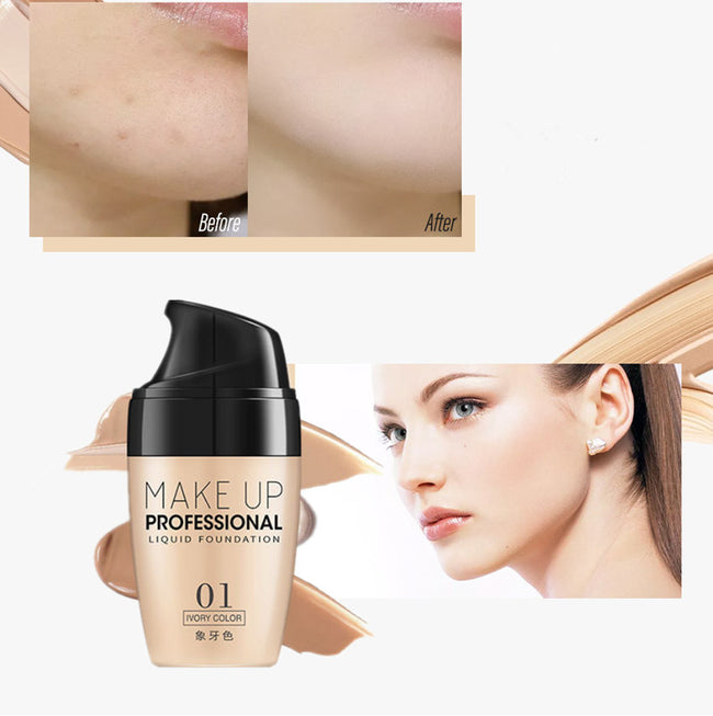 Professional Full Coverage Liquid Foundation