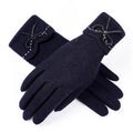 Outdoor Cashmere Gloves Warm Inverted Mitten
