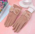 Outdoor Cashmere Gloves Warm Inverted Mitten