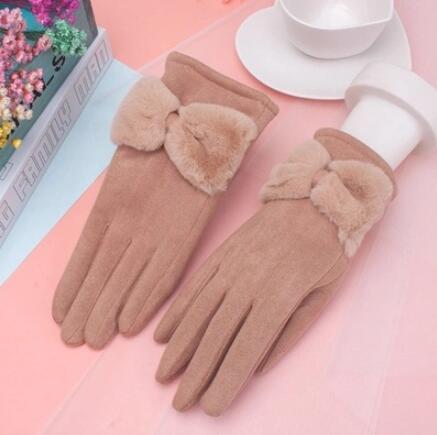 Outdoor Cashmere Gloves Warm Inverted Mitten