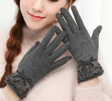 Warm Women Fashion Gloves Thick Touched