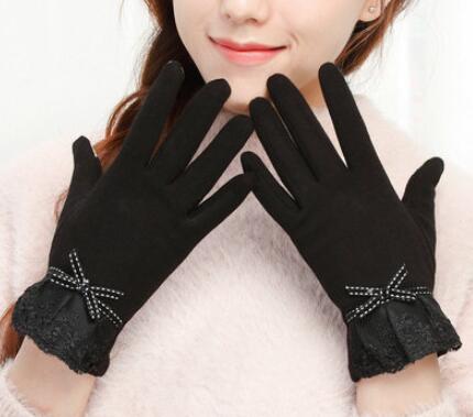 Warm Women Fashion Gloves Thick Touched