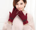 Warm Women Fashion Gloves Thick Touched