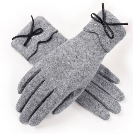 Warm Women Fashion Gloves Thick Touched
