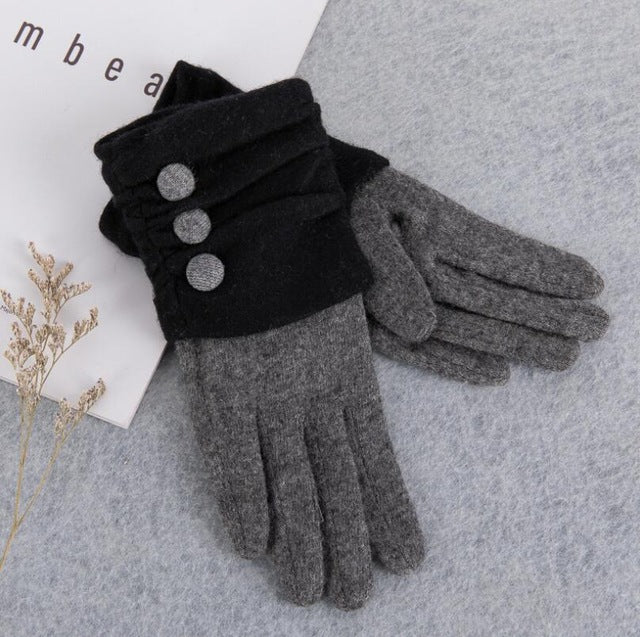 Warm Women Fashion Gloves Thick Touched
