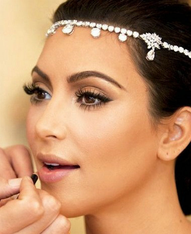Crystal Women Forehead Headband Head Chain