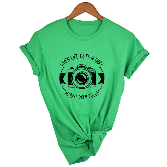 T-Shirt Photographer Gift Idea Camera Funny