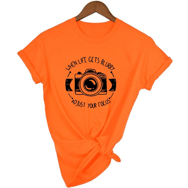 T-Shirt Photographer Gift Idea Camera Funny