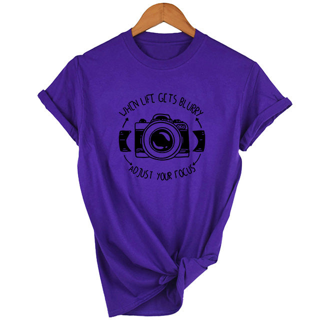 T-Shirt Photographer Gift Idea Camera Funny