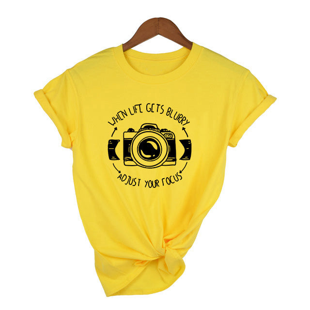T-Shirt Photographer Gift Idea Camera Funny