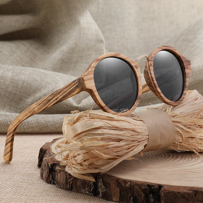 Zebra Wood Sunglasses