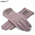 Outdoor Cashmere Gloves Warm Inverted Mitten