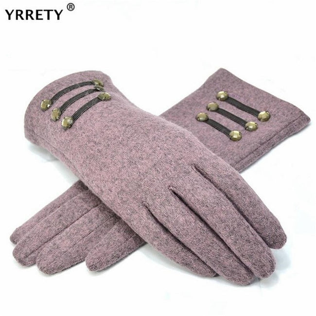 Outdoor Cashmere Gloves Warm Inverted Mitten