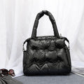 Pad Cotton Feather Down Bag Bucket Handbag