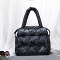 Pad Cotton Feather Down Bag Bucket Handbag