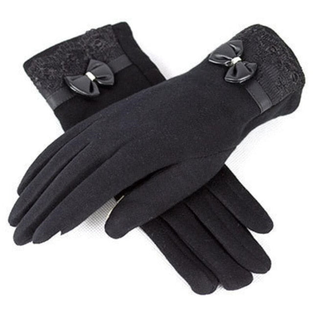 Outdoor Cashmere Gloves Warm Inverted Mitten