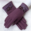 Outdoor Cashmere Gloves Warm Inverted Mitten