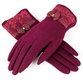 Outdoor Cashmere Gloves Warm Inverted Mitten