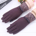 Outdoor Cashmere Gloves Warm Inverted Mitten