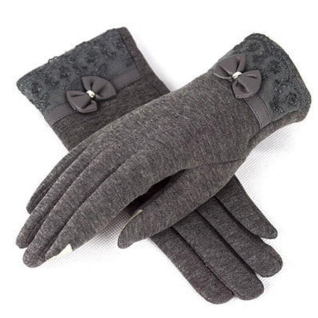 Outdoor Cashmere Gloves Warm Inverted Mitten