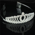 Gorgeous Silver Crystal Bridal Tiara Crown Bride