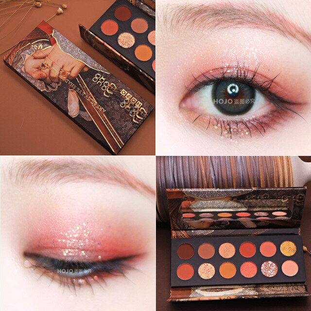 Nude shimmer Eyeshadow Palette Matte Waterproof