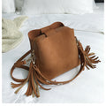 Fashion Scrub Women Bucket Bag Vintage