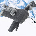 Warm Women Fashion Gloves Thick Touched