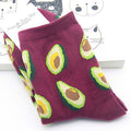 Pattern Art Socks Women Korean Animal Cactus